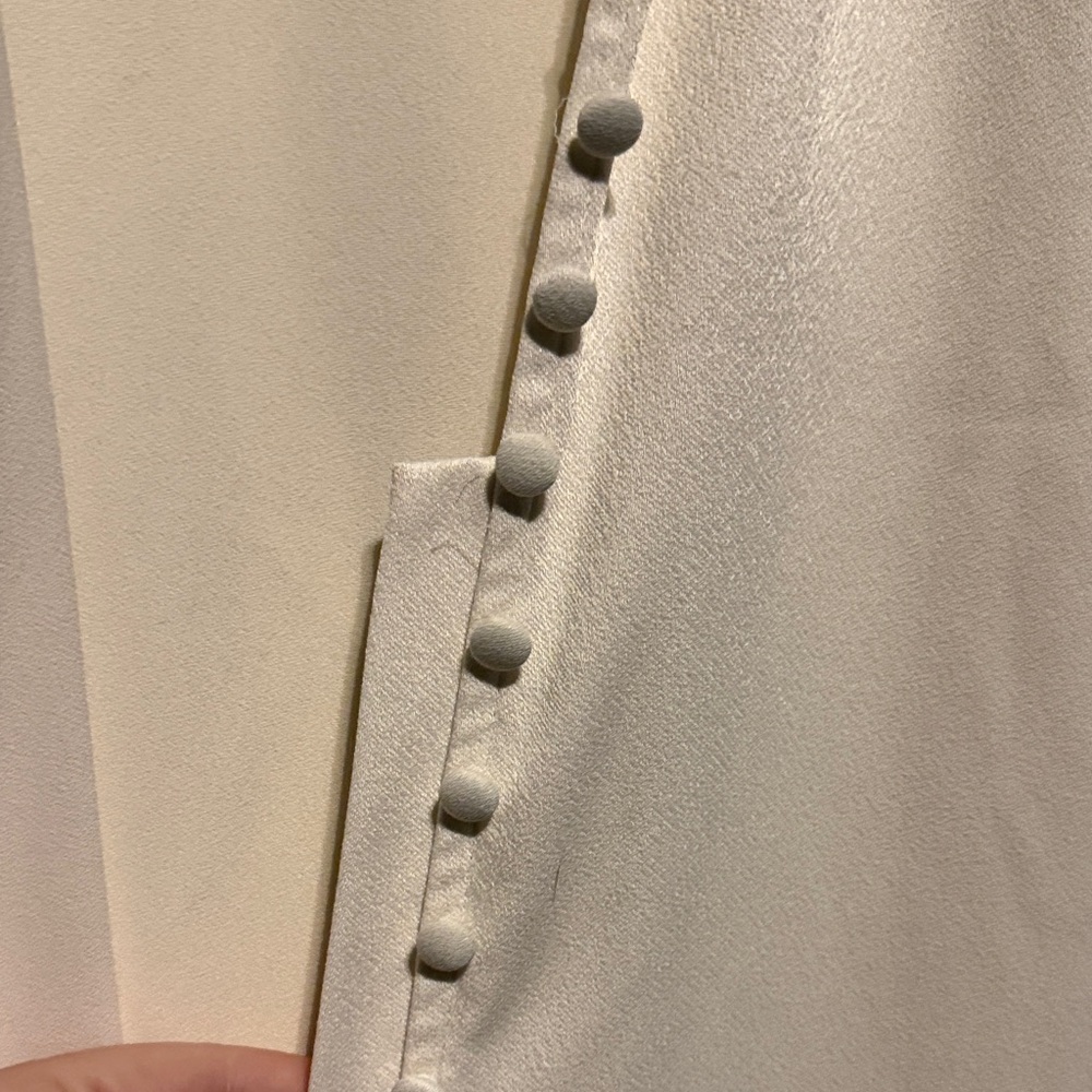 Soft Surroundings Elegant Cream Button-Down Blouse - Picture 5 of 5